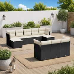 Versatile 10-Piece Outdoor Sofa Set with Storage Bags