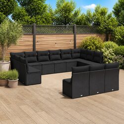Practical 13 Piece Modular Sofa Set for Any Outdoor Setting