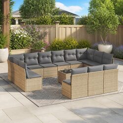 Practical 14-Piece Garden Sofa Set for Your Backyard