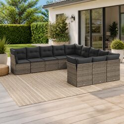 Ideal 11-Piece Sofa Set for Outdoor Relaxation