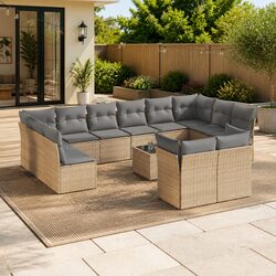 Perfect Fit: 13 Piece Garden Sofa Set for Your Patio