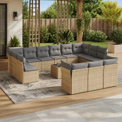 Practical 14 Piece Garden Sofa Set for Your Outdoor Living