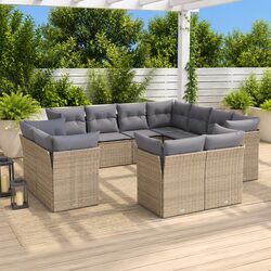 Ideal 11-Piece Garden Sofa Set for Your Outdoor Areas