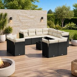 Practical 12 Piece Garden Sofa Set for Any Outdoor Area