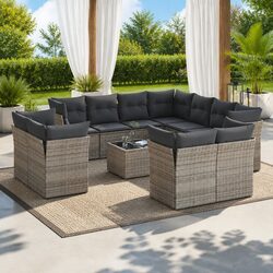 Ideal 12-Piece Sofa Set for Your Patio or Backyard