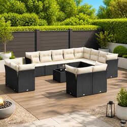 Practical 13 Piece Garden Sofa Set for Your Patio