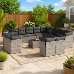 Practical 14 Piece Garden Sofa Set for Everyday Use