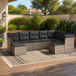 Versatile 9-Piece Outdoor Sofa Set for Any Space