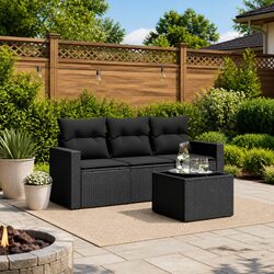 Perfect Addition to Your Outdoor Living Spaces: 4-Piece Sofa Set