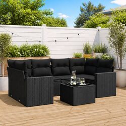 Ideal for Patios: 7-Piece Outdoor Sofa Set