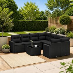 Versatile 9-Piece Sofa Set for Outdoor Comfort