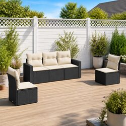 Practical 5 Piece Outdoor Sofa Set with Storage