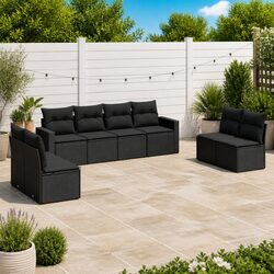 Versatile 8-Piece Outdoor Sectional Sofa Set with Storage