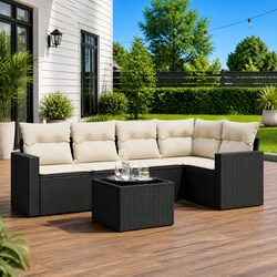 Practical 6-Piece Outdoor Sofa Set for All Occasions