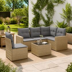 Practical 6-Piece Outdoor Sofa Set for Any Setting