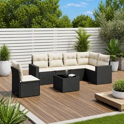 Practical 7 Piece Outdoor Sectional Sofa for Any Setting