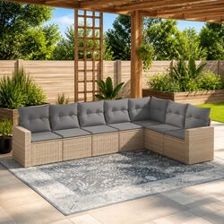 Practical 7 Piece Garden Sofa Set for Everyday Use