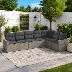 Practical 7 Piece Outdoor Sofa Set for Your Patio