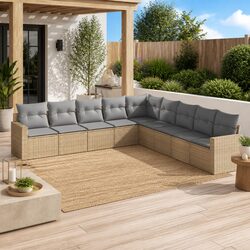 Versatile Outdoor Sectional Sofa Set with Storage Options
