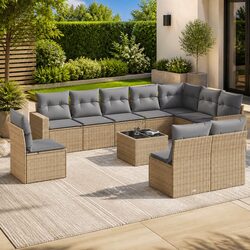 Practical 11-Piece Garden Sofa Set for Your Outdoor Needs