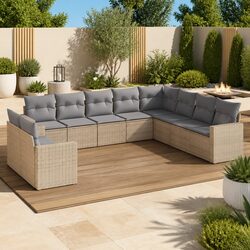 Ideal 10-Piece Sofa Set for Any Outdoor Setting