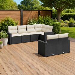 Versatile 7 Piece Garden Sofa Set for Any Outdoor Setting