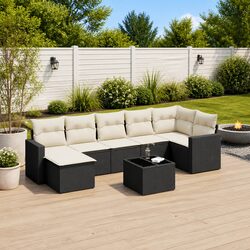 Practical 8 Piece Sectional Sofa Set for Outdoor Use