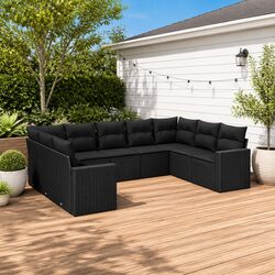 Ideal 9 Piece Garden Sofa Set for Outdoor Relaxation