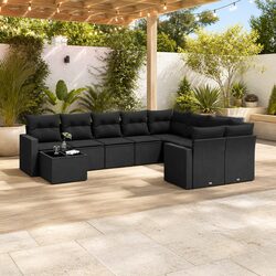 Versatile 10 Piece Outdoor Sectional Sofa Set with Storage