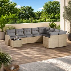 Practical 10-Piece Outdoor Sofa Set for Your Patio