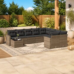 Versatile 10-Piece Outdoor Sofa Set for Any Space