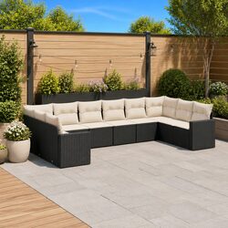 Practical Seating Solution: 10-Piece Outdoor Sofa Set