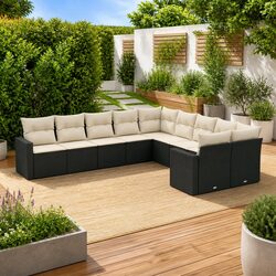 Versatile 10-Piece Outdoor Sofa Set for Various Spaces