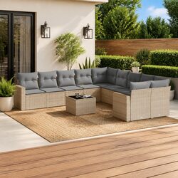 Practical Seating Solutions with 11 Piece Garden Sofa Set