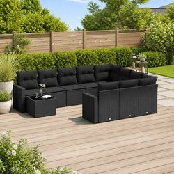 Functional 11 Piece Outdoor Sofa Set for Family Gatherings