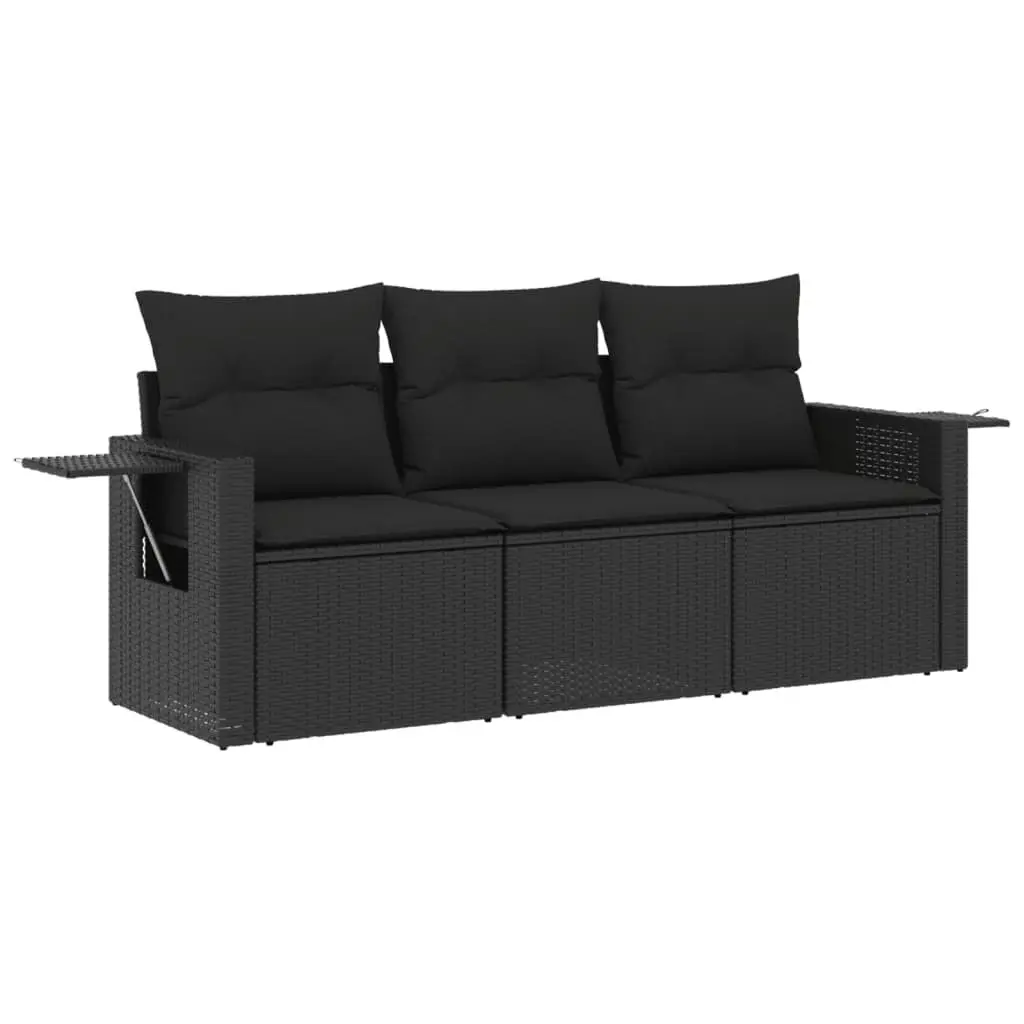 3 Piece Garden Sofa Set Outdoor Furniture Patio Conversation Sectional with