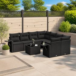 Practical 9 Piece Garden Sofa Set for Your Outdoor Living
