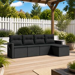 Practical 5-Piece Garden Sofa Set for Every Outdoor Space