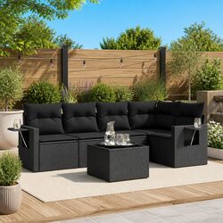 Practical 6 Piece Garden Sofa Set for Every Outdoor Setting