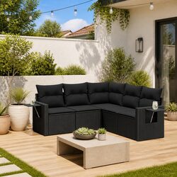 5 Piece Outdoor Patio Furniture Set with Storage
