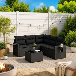 Versatile 6 Piece Garden Sofa Set for Outdoor Relaxation
