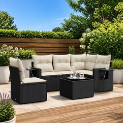 Practical 6 Piece Garden Sofa Set for Your Outdoor Space