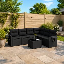 Practical 7 Piece Garden Sofa Set for Various Spaces