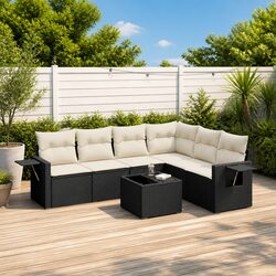 Perfectly Fit This 7-Piece Garden Sofa Set Into Your Home