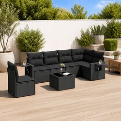 Practical 7 Piece Garden Sofa Set for Outdoor Living
