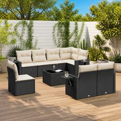 Functional 9-Piece Sofa Set for Outdoor Spaces