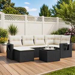 Practical 7 Piece Garden Sofa Set for Everyday Use