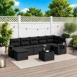 Practical 8 Piece Outdoor Sofa Set with Storage