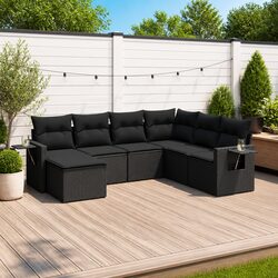 Practical 7 Piece Outdoor Sofa for Family Gatherings