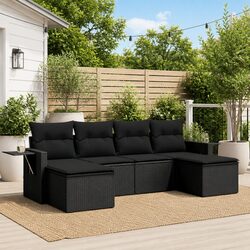 Practical 6-Piece Garden Sofa Set for Your Patio